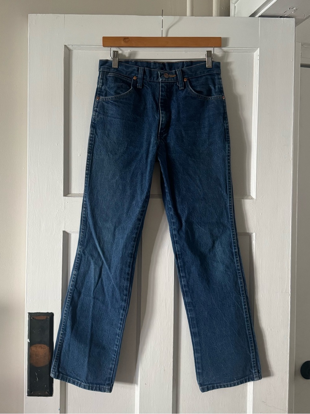 WRANGLER Classic Cowboy Cut Slim Fit Jeans Medium Wash 29x30 936PWD 100% Cotton